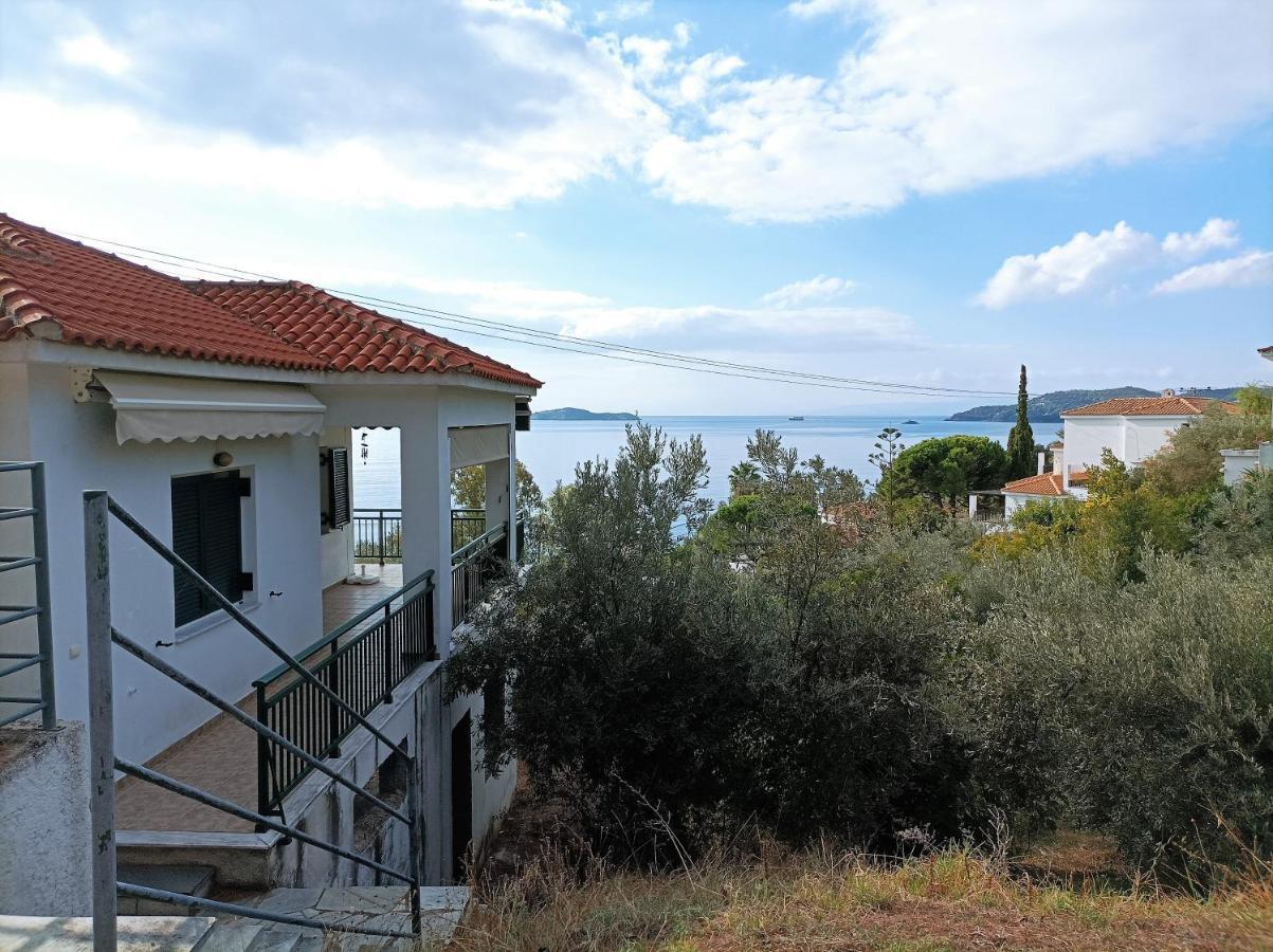 Ftelia House Villa Skiathos Town Bagian luar foto